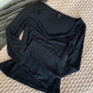 Long sleeve top with lacing BRAND NEW